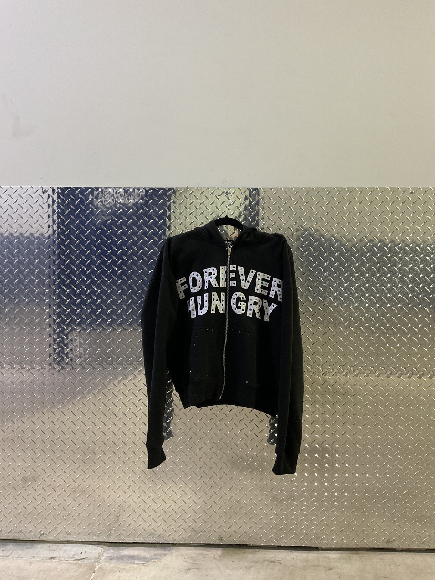 FH RHINESTONE ZIP UP