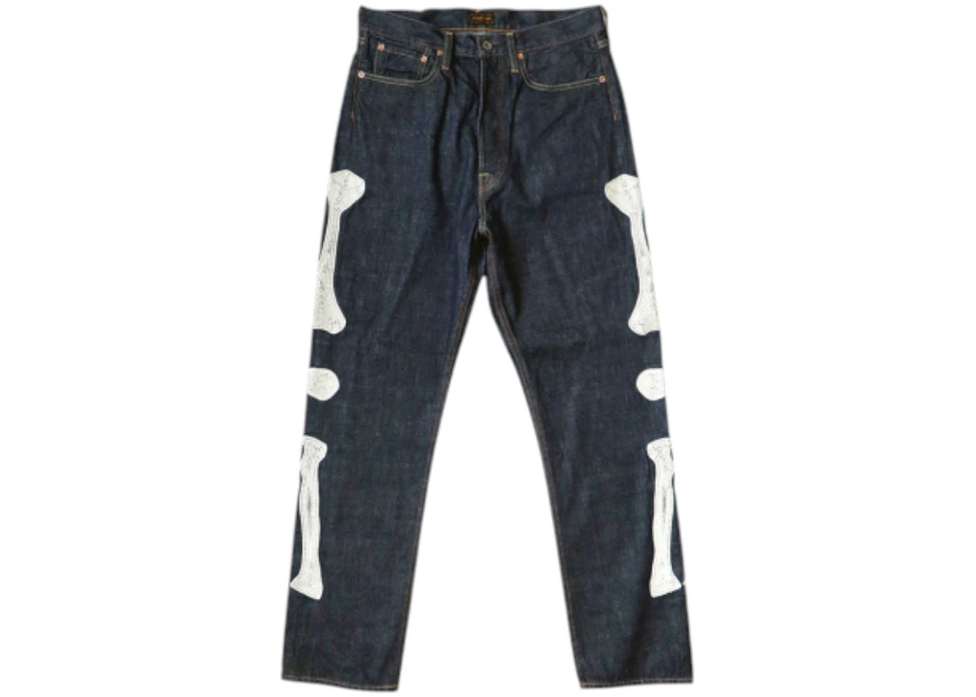 Kapital Dark Wash Bone Denim