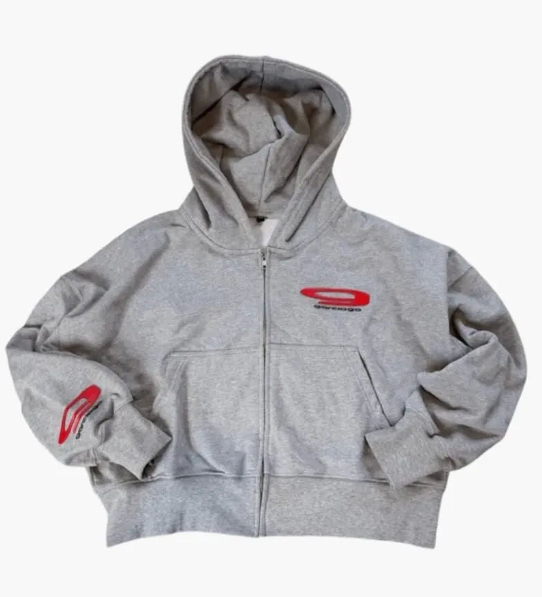 Garciagio Zip-Up Hoodie 'Grey'