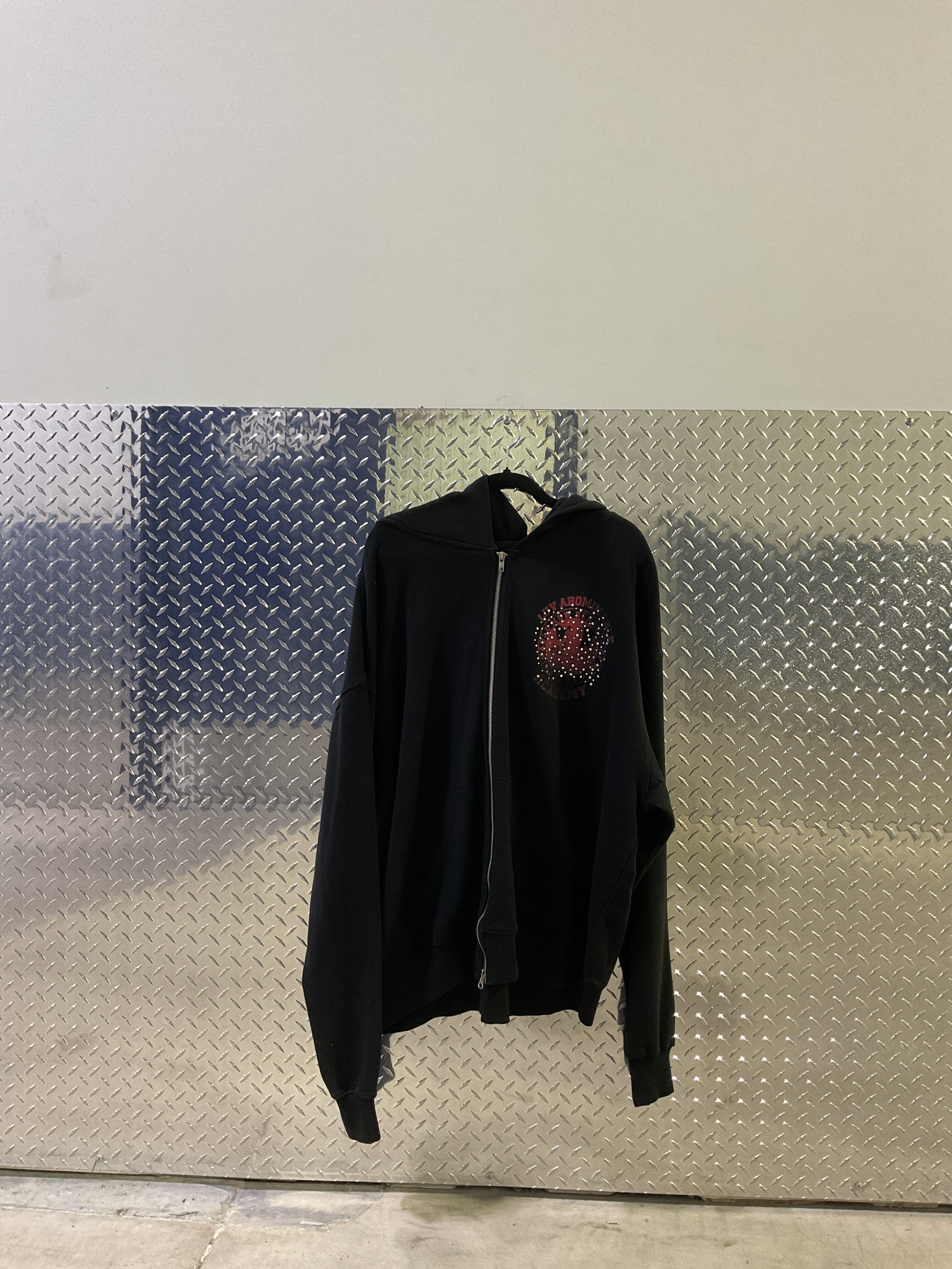 LUV ABOMINABLE ACADEMY SPARKLE LOGO ZIP UP