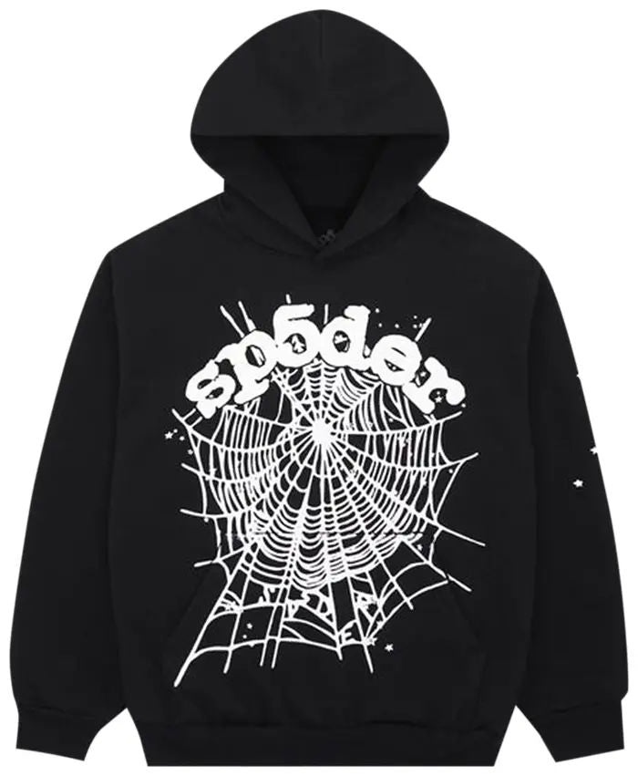 Sp5der OG Web Ombre Hoodie Black