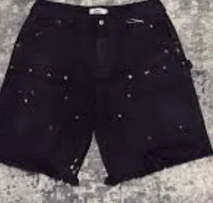 Solitaire Jean Shorts 'Black'