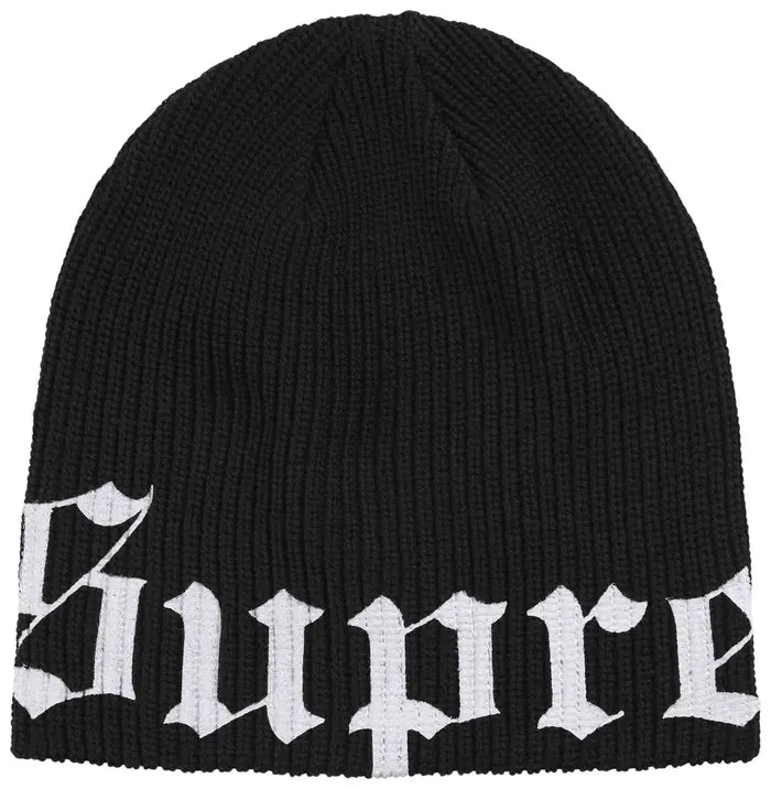 Black Supreme Beanie