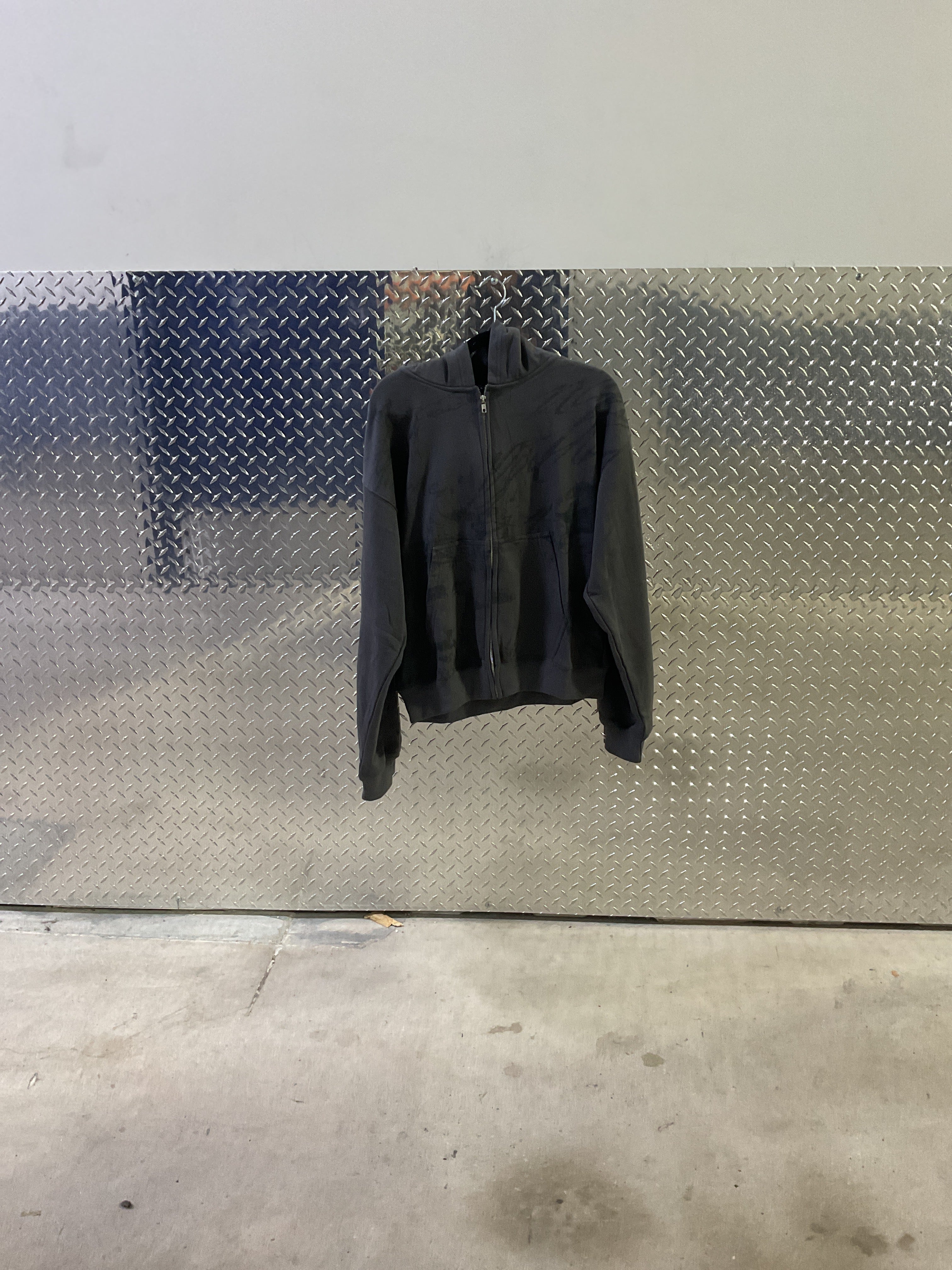 Gray graffiti hoodie