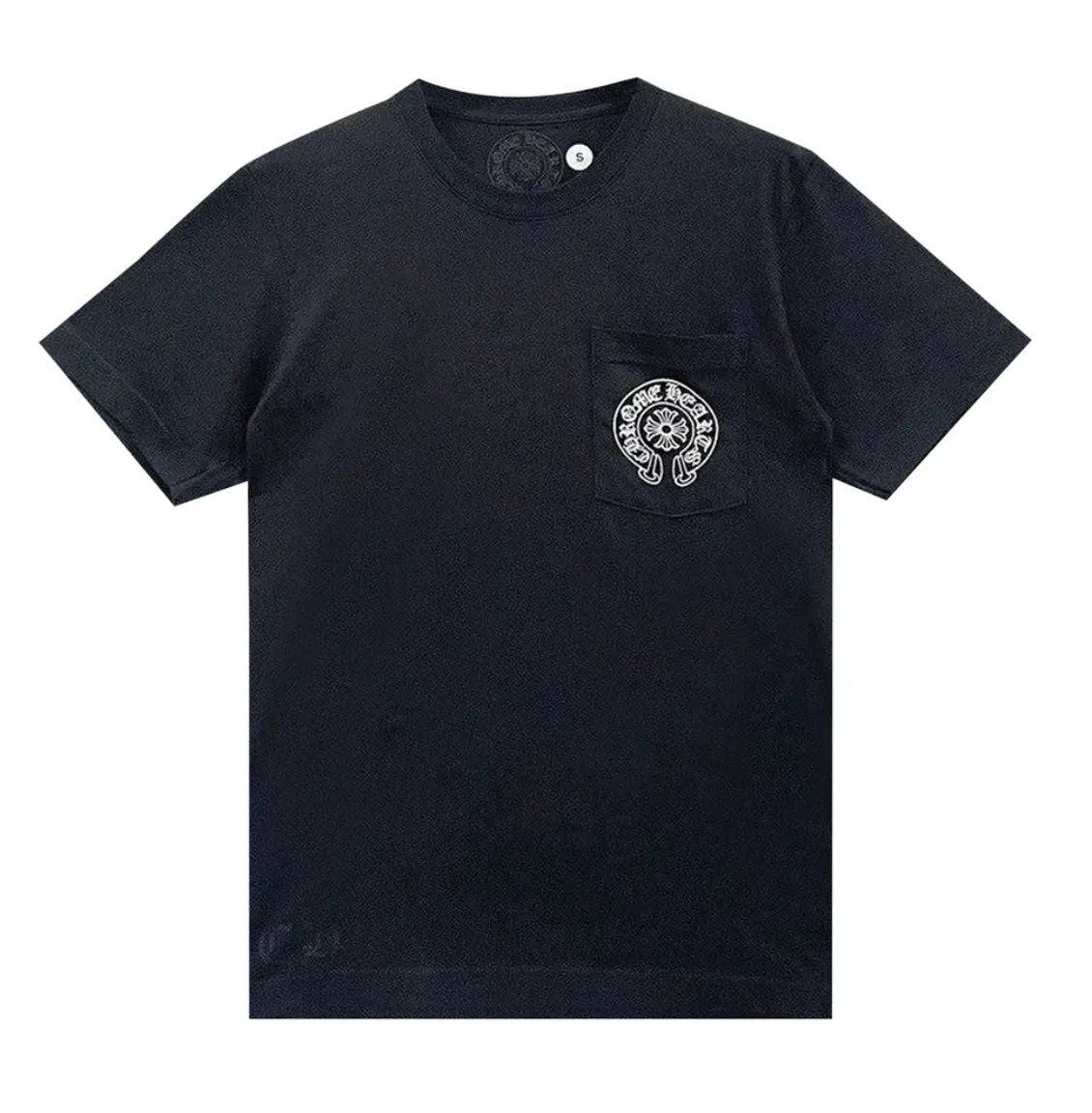 Chrome Hearts Los Angeles Horseshoe Logo Pocket Tee 'Black'