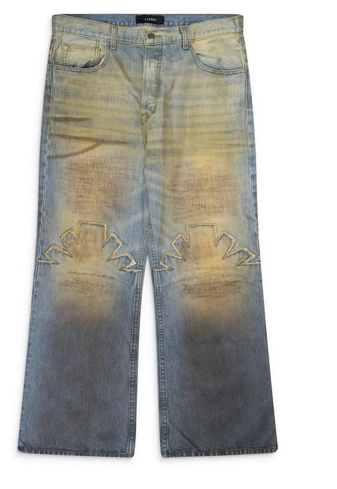 Vertabrae Men's Gray X Lleru Jeans