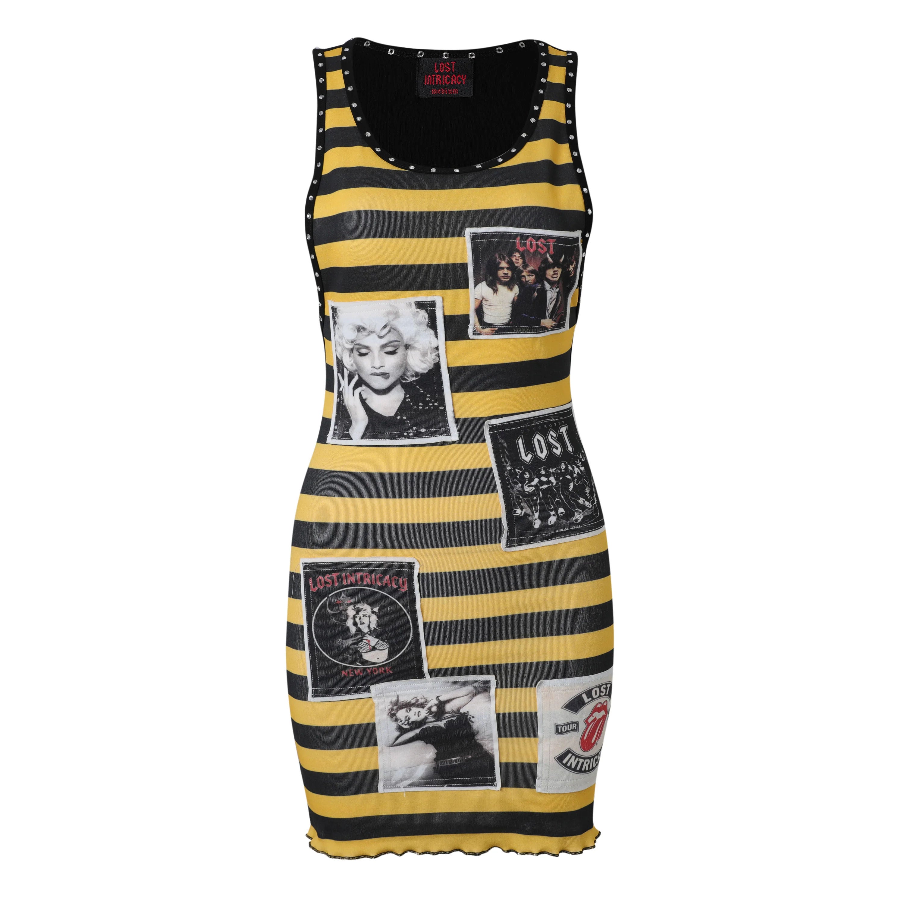 Black & Yellow Rebel Muse Dress