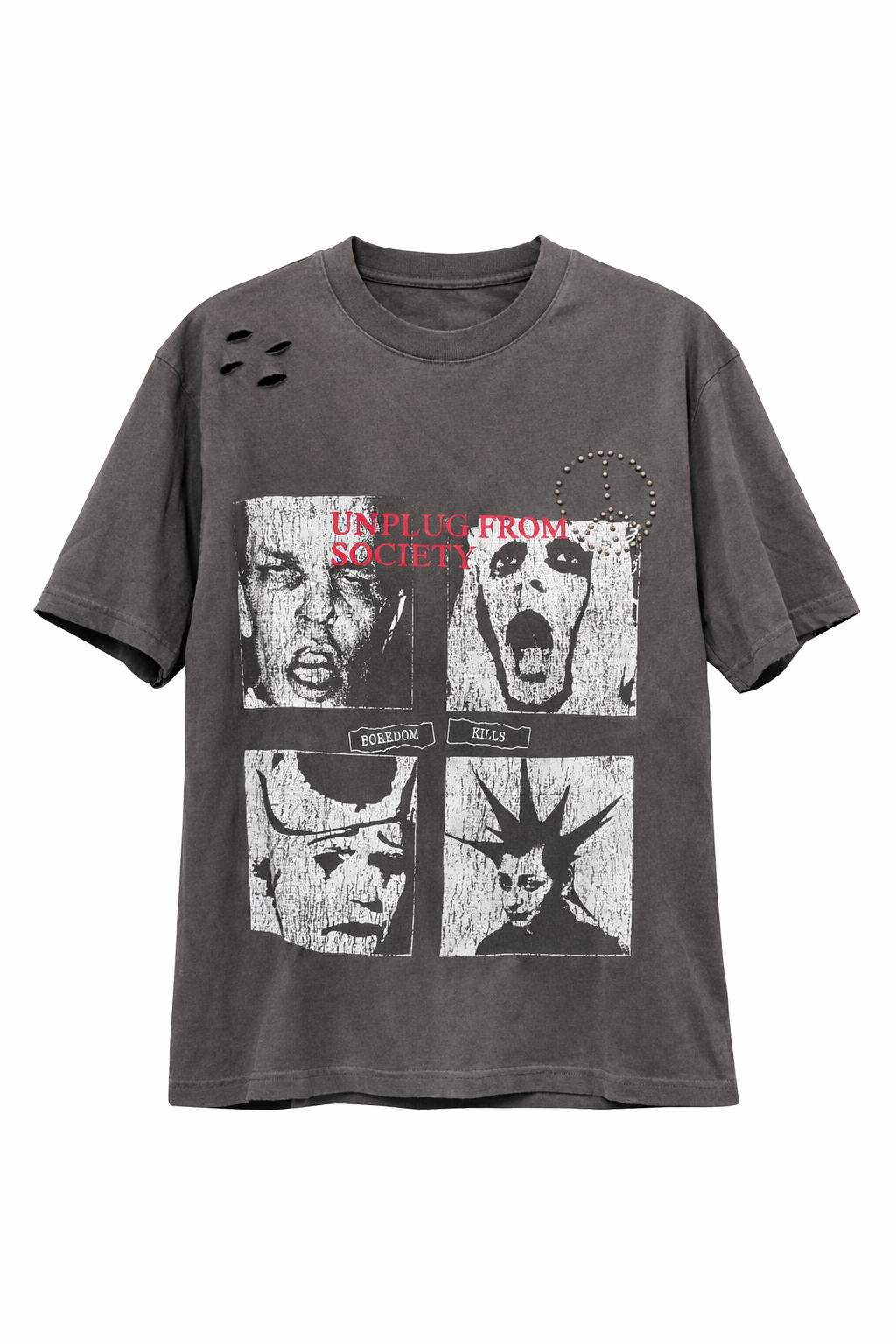 BOREDOM KILLS GRAY TEE