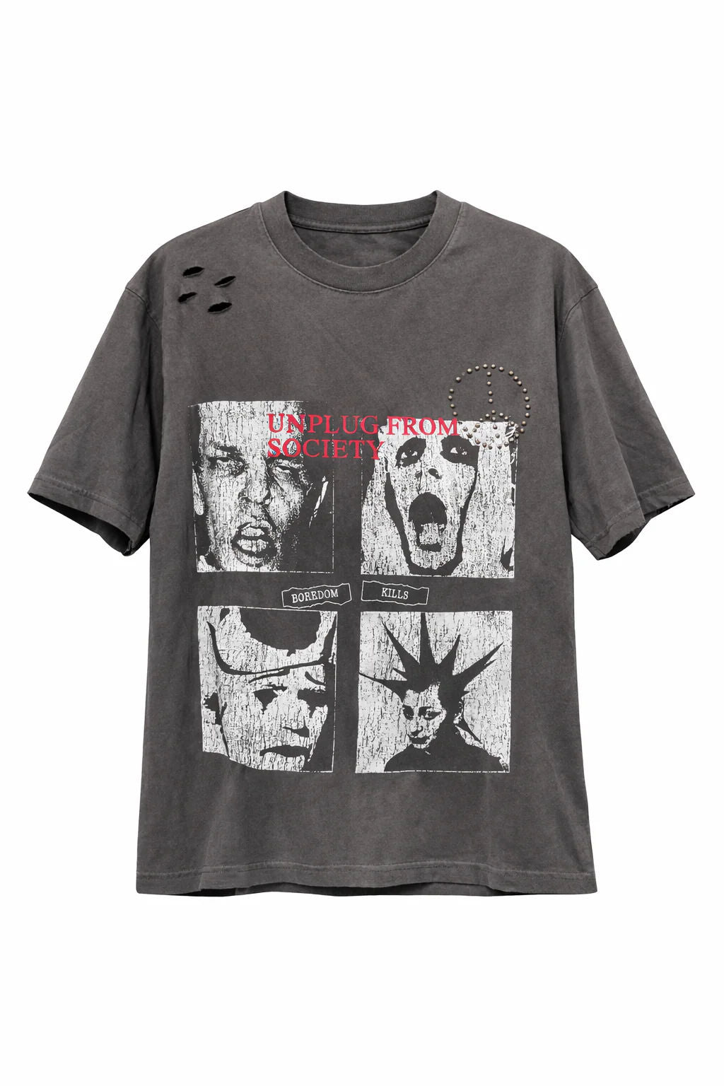 BOREDOM KILLS GRAY TEE