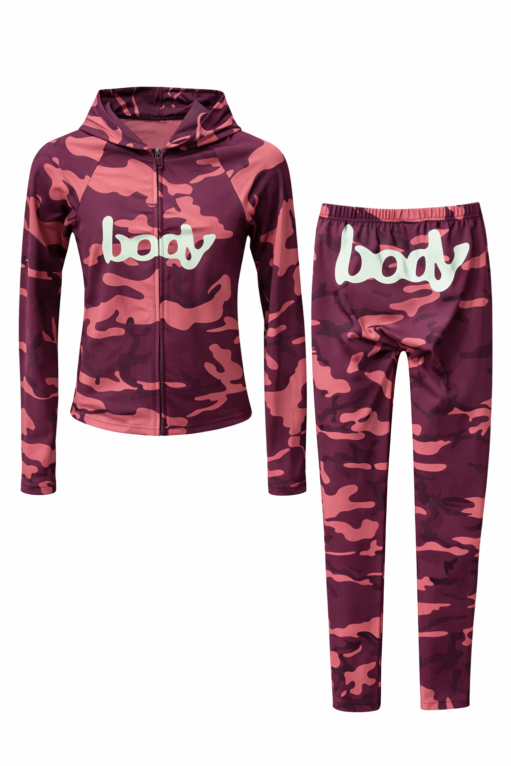 Body By Raven 2 Piece Camo Set