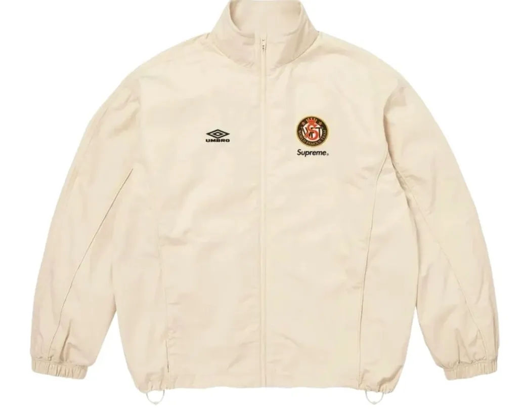 Supreme Umbro Cotton Ripstop Track Jacket 'Cream' (SS26)