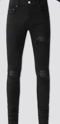 Amiri 'Aged Black Patch MX1' Jeans