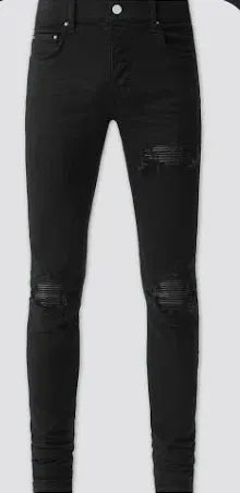 Amiri 'Aged Black Patch MX1' Jeans
