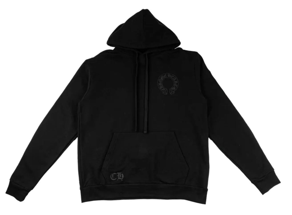 Chrome Hearts Floral Horseshoe Hoodie "Black"
