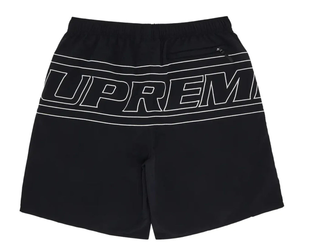 Supreme Big Logo Nylon Short 'Black'