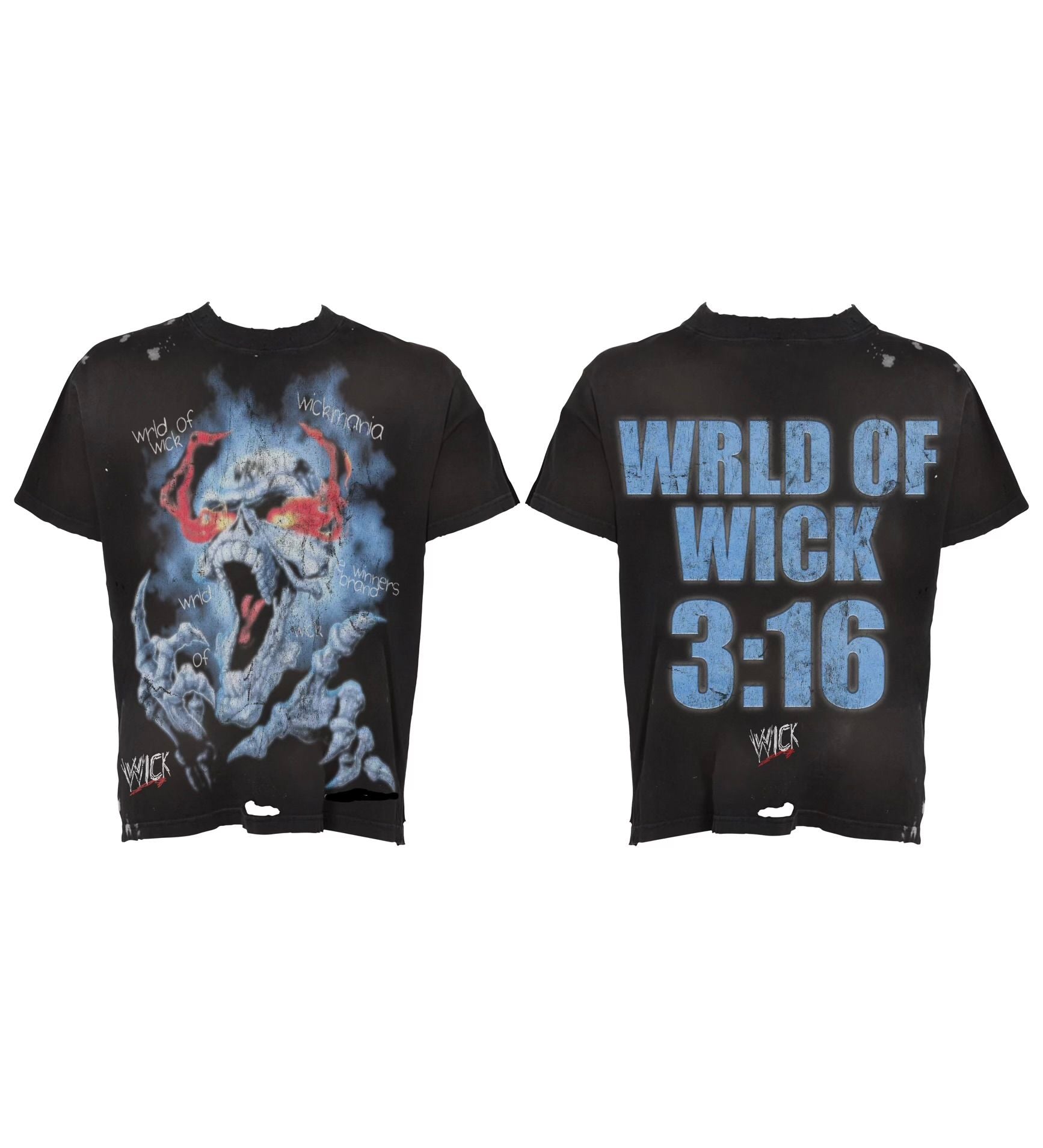 WRLD OF WICK "WWE" TEE
