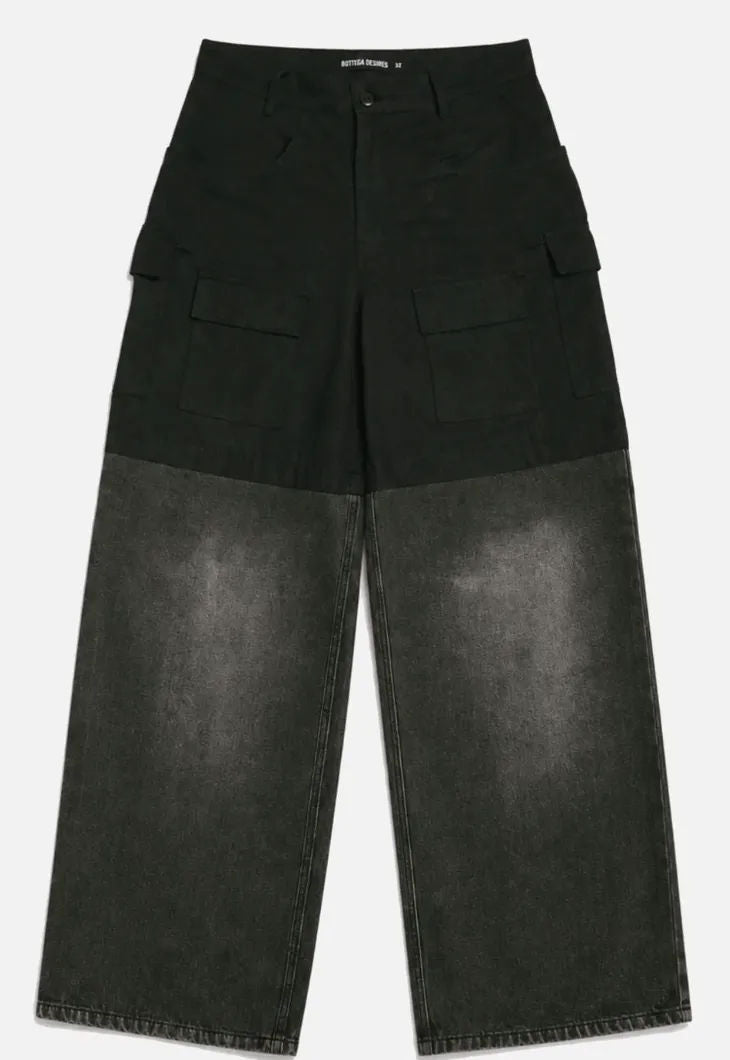 Bottega Desires Hybrid Men Pants 'Black'