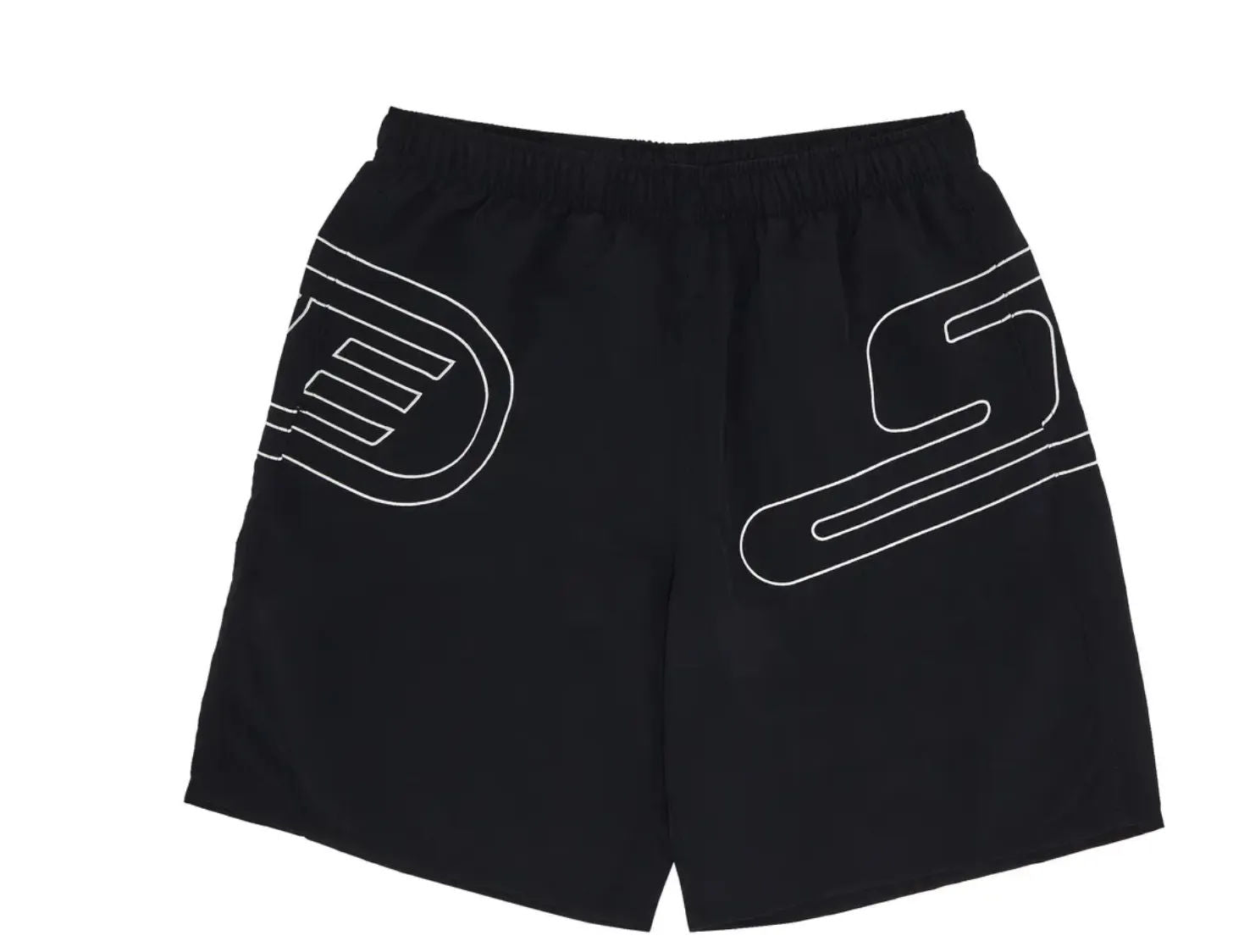Supreme Big Logo Nylon Short 'Black'