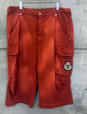 424 Red Crest Shorts