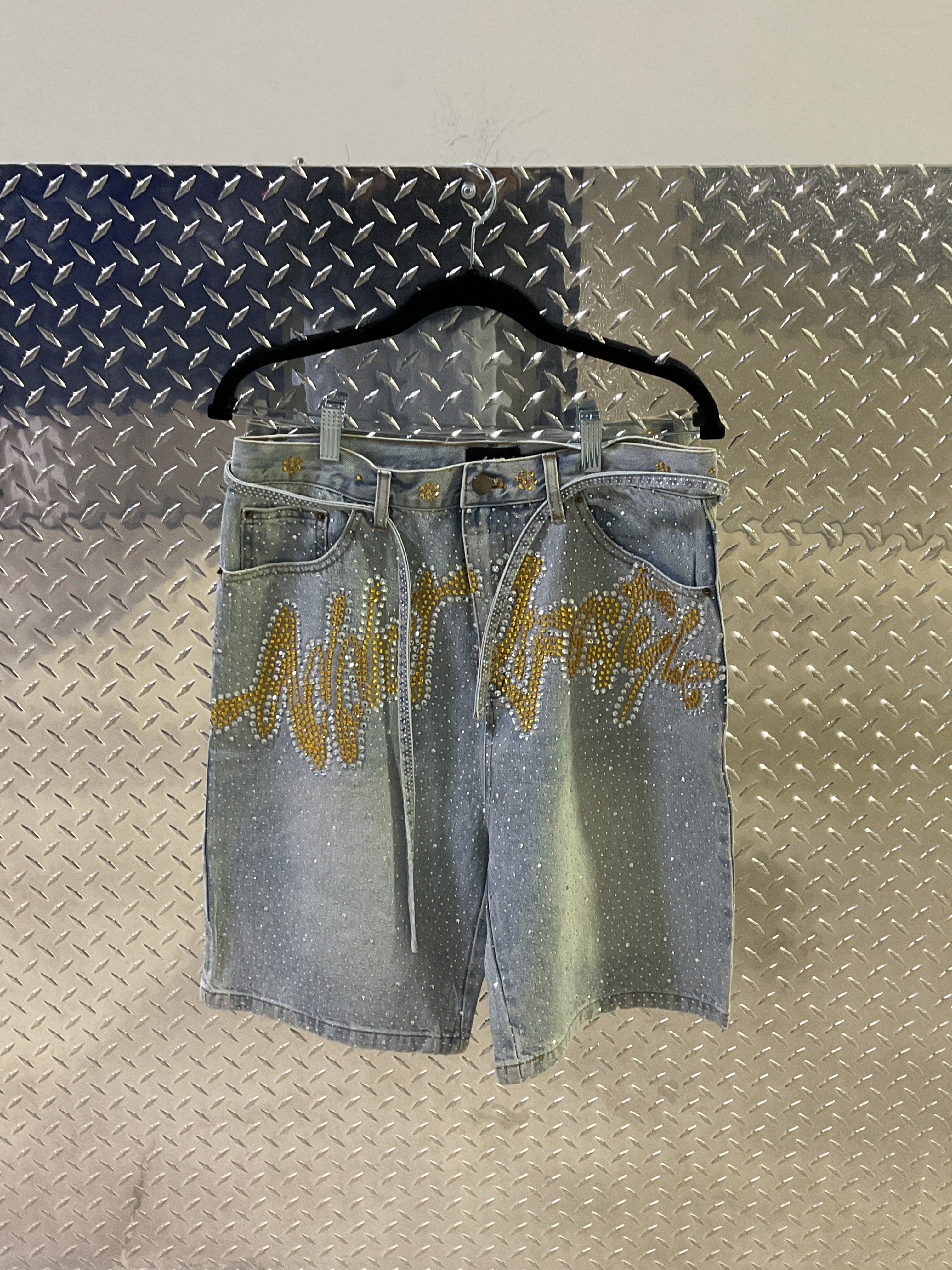 RHINESTONE ADDICT JORTS