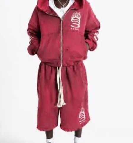 Av3ri Shorts Set 'Red'