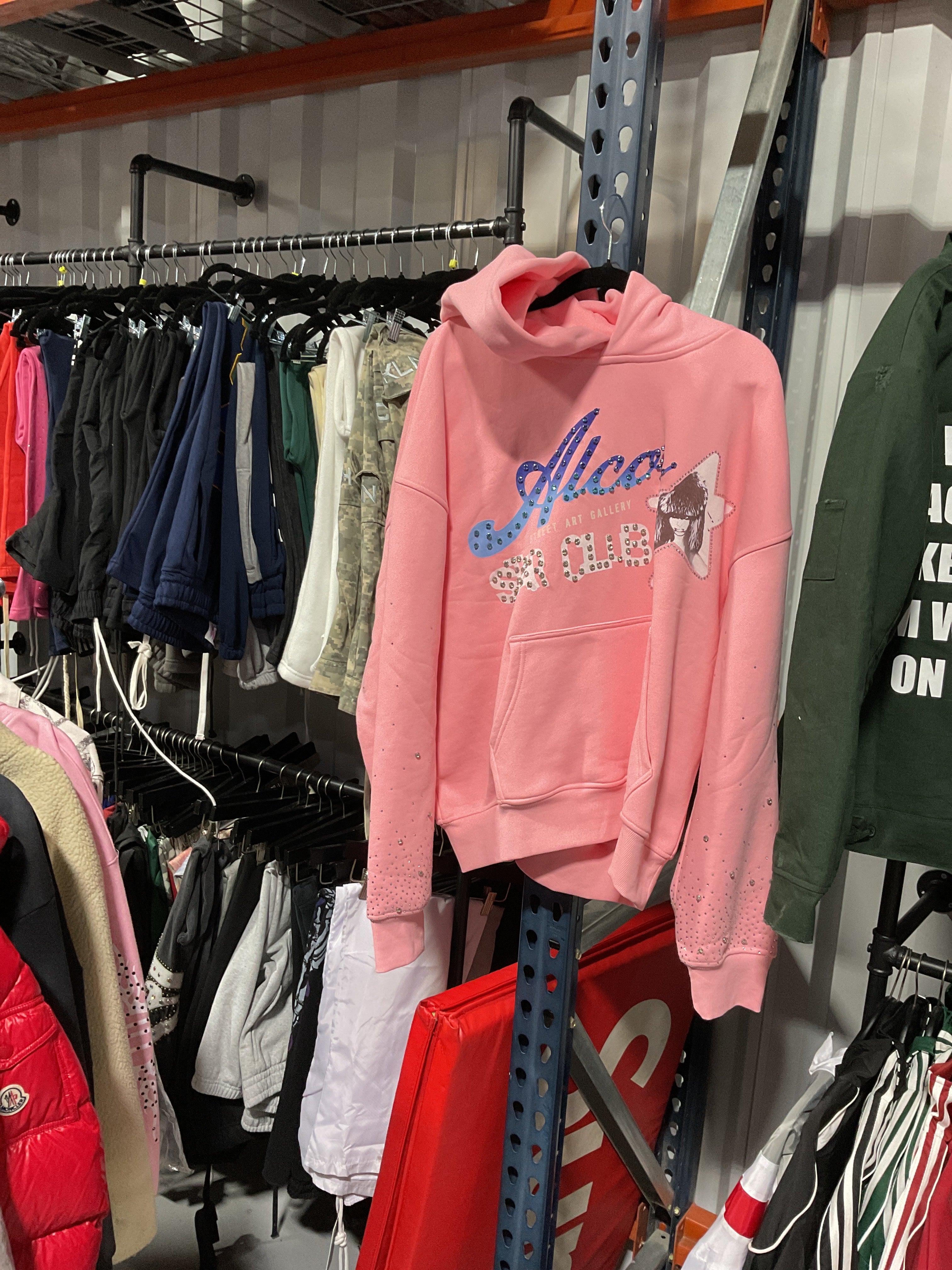 ALCOR “pink” STAR CLUB HOODIE
