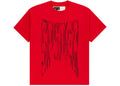Sp5der Diffused Collegiate Tee Red