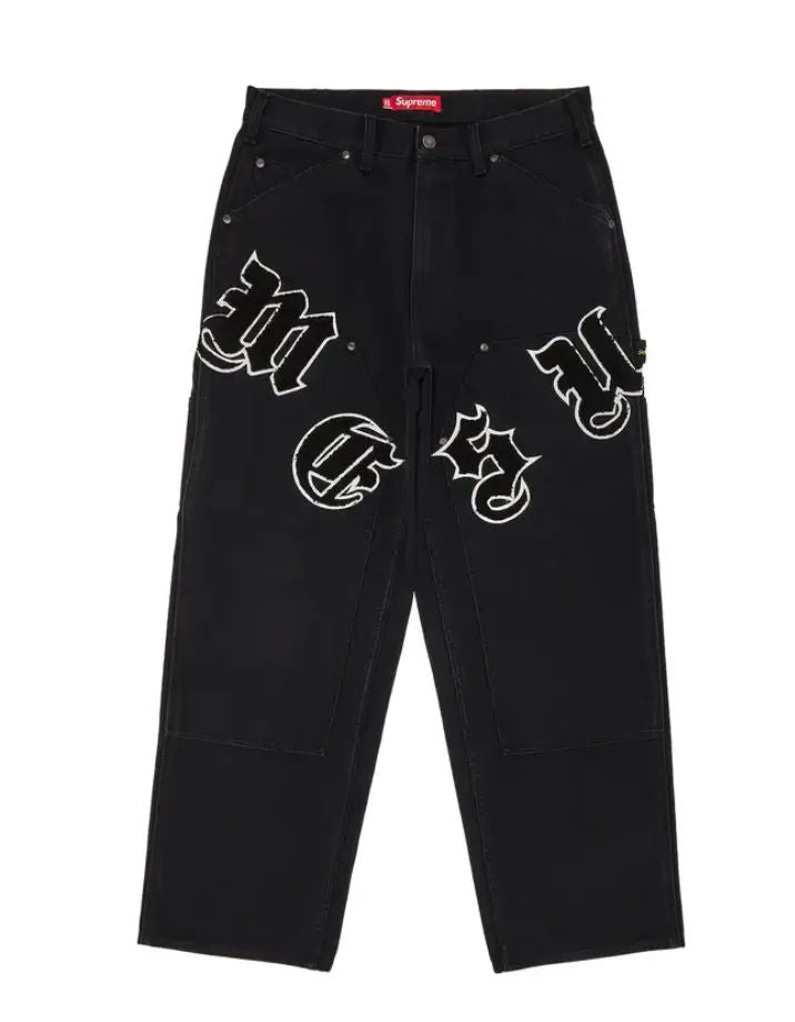 Supreme Old English Canvas Work Set 'Black'