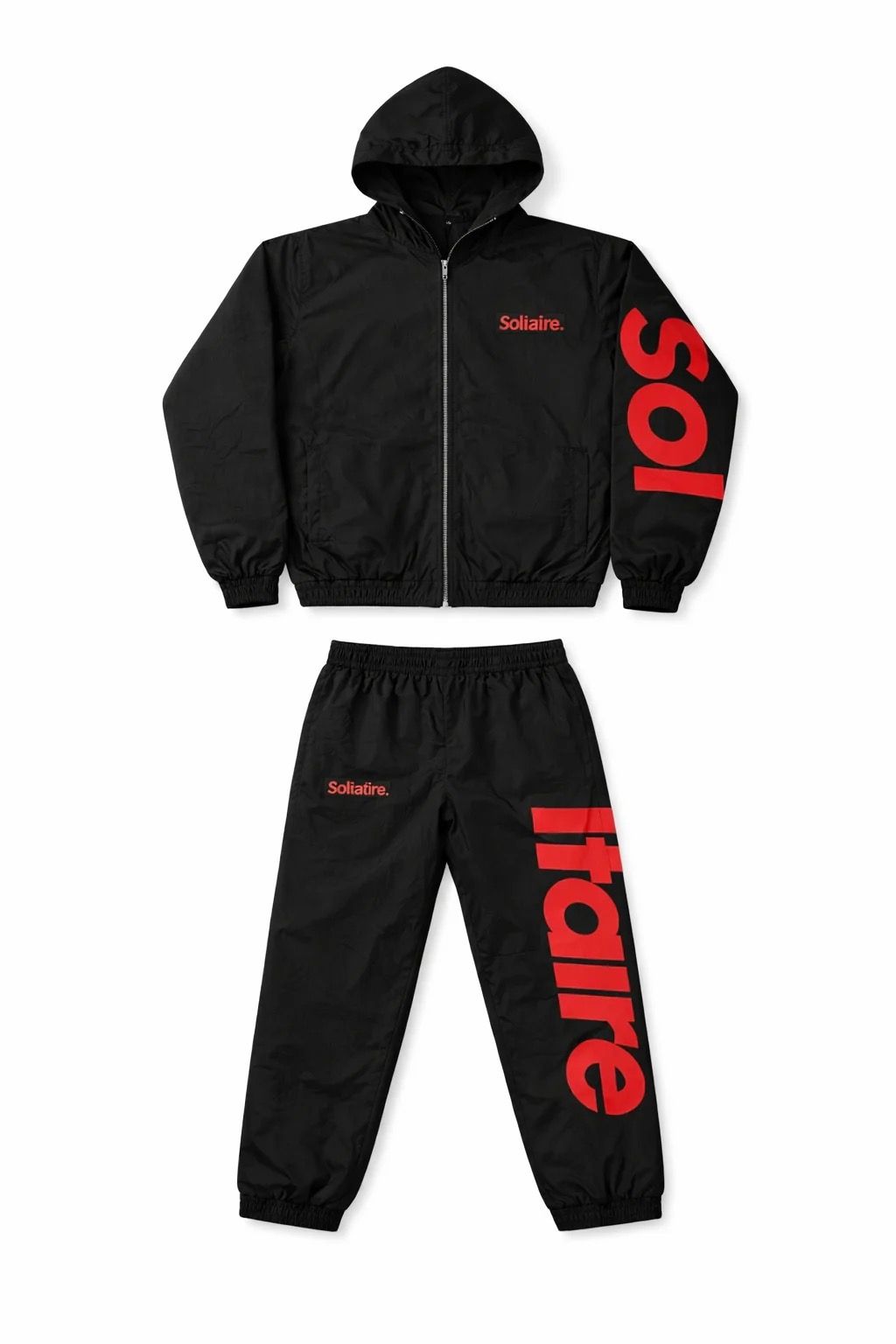 Solitare Nylon Set Black/Red