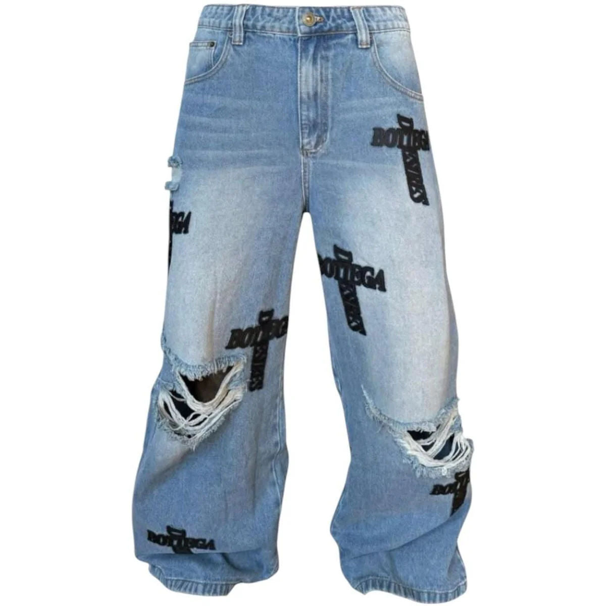 BOTTEGA DESIRES PATCH JEANS
