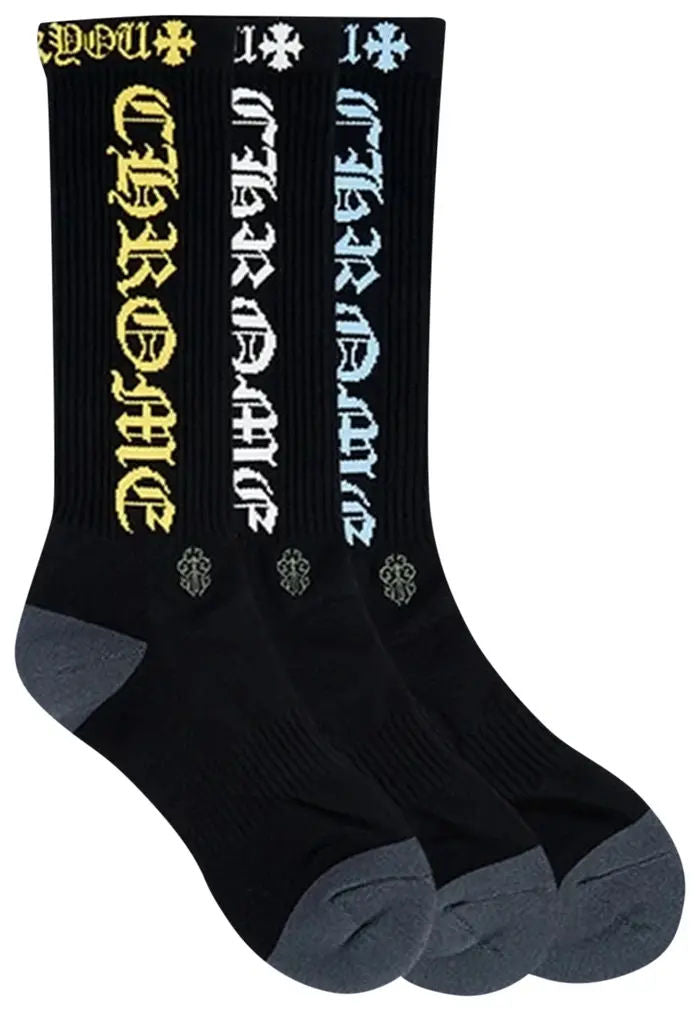 Chrome Heart Black Socks "seperate"