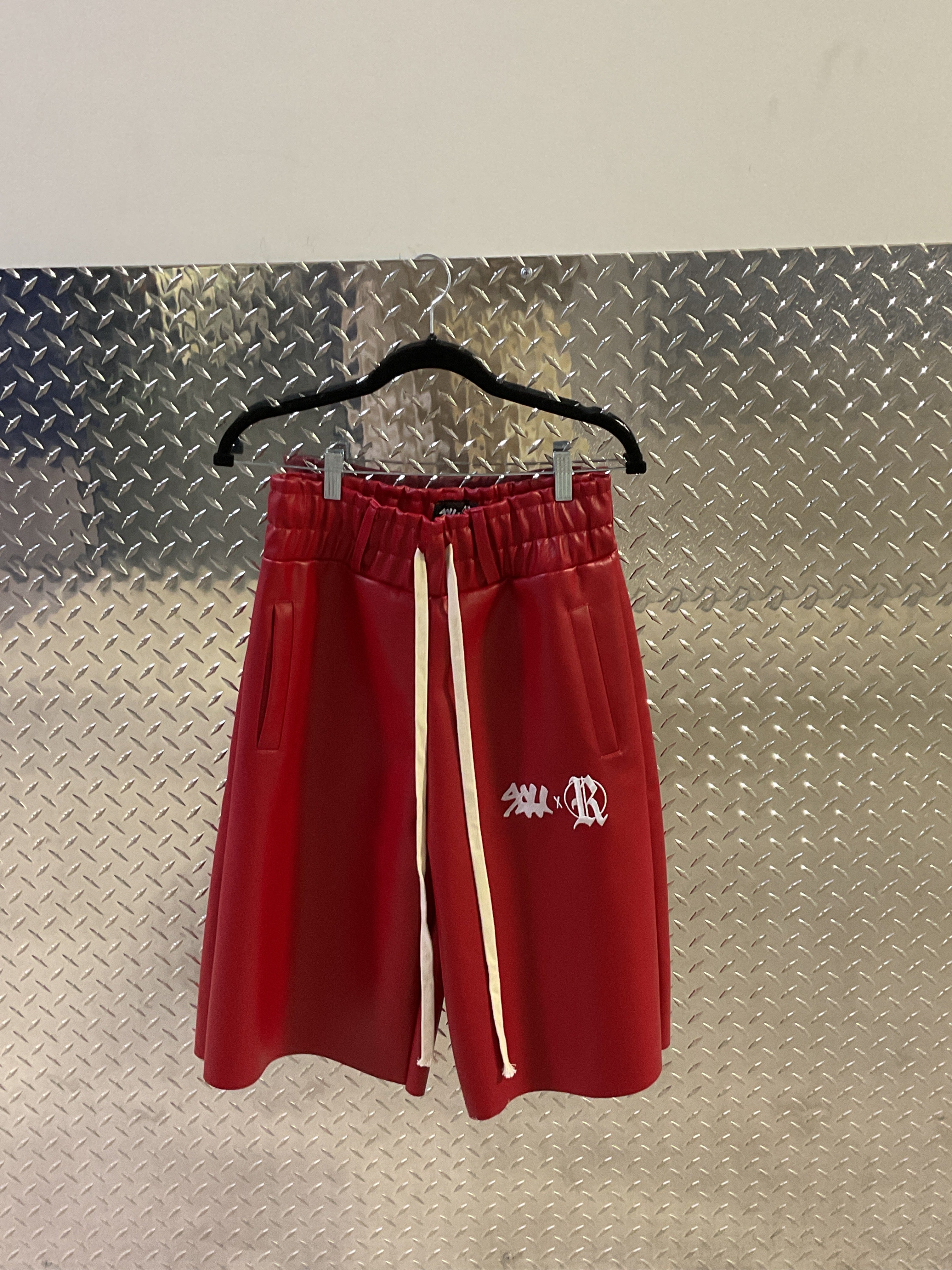 PRIVATE VAULT LEATHER SHORTS