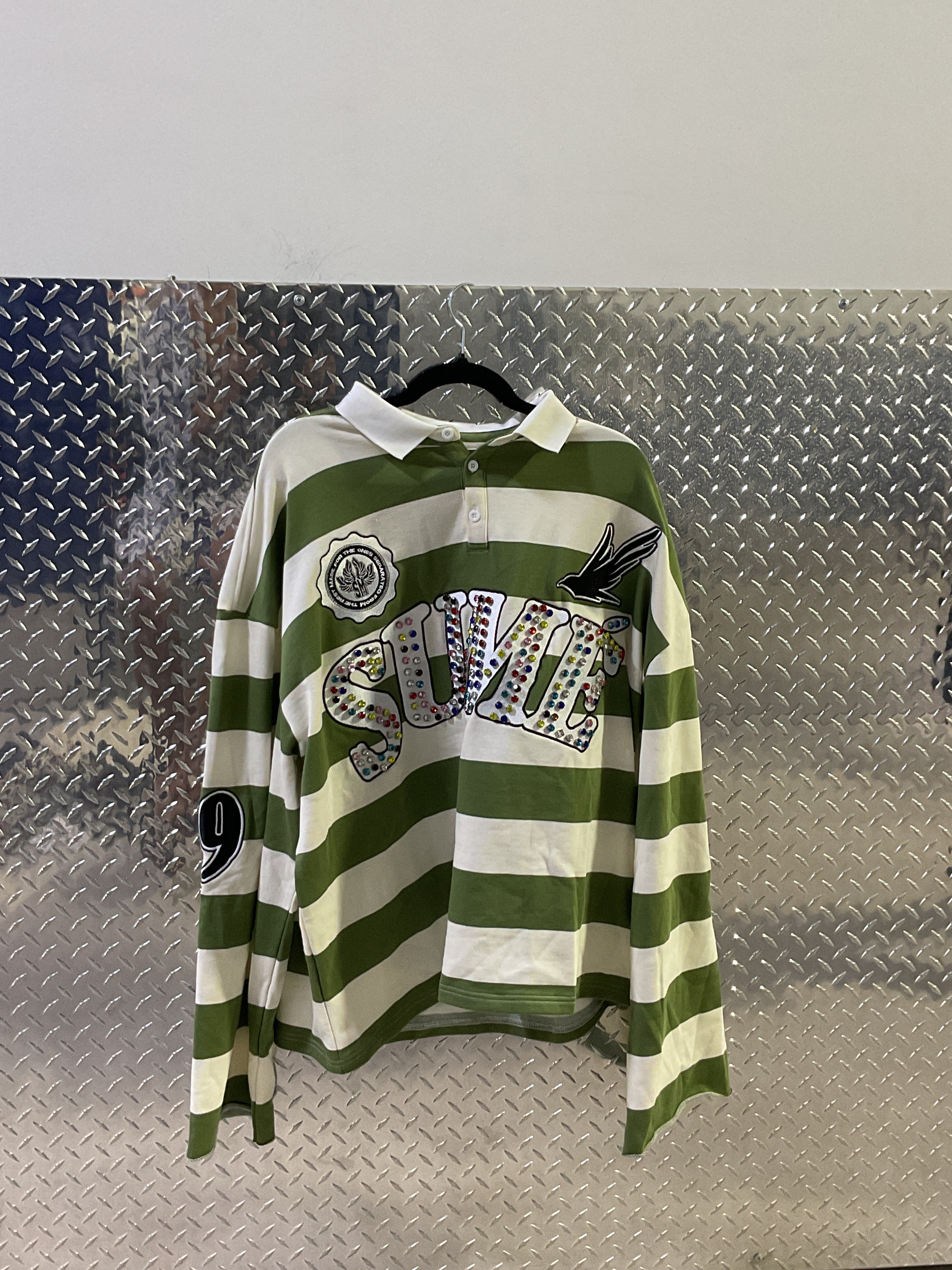 SUME RHINESTONE LONG TEE