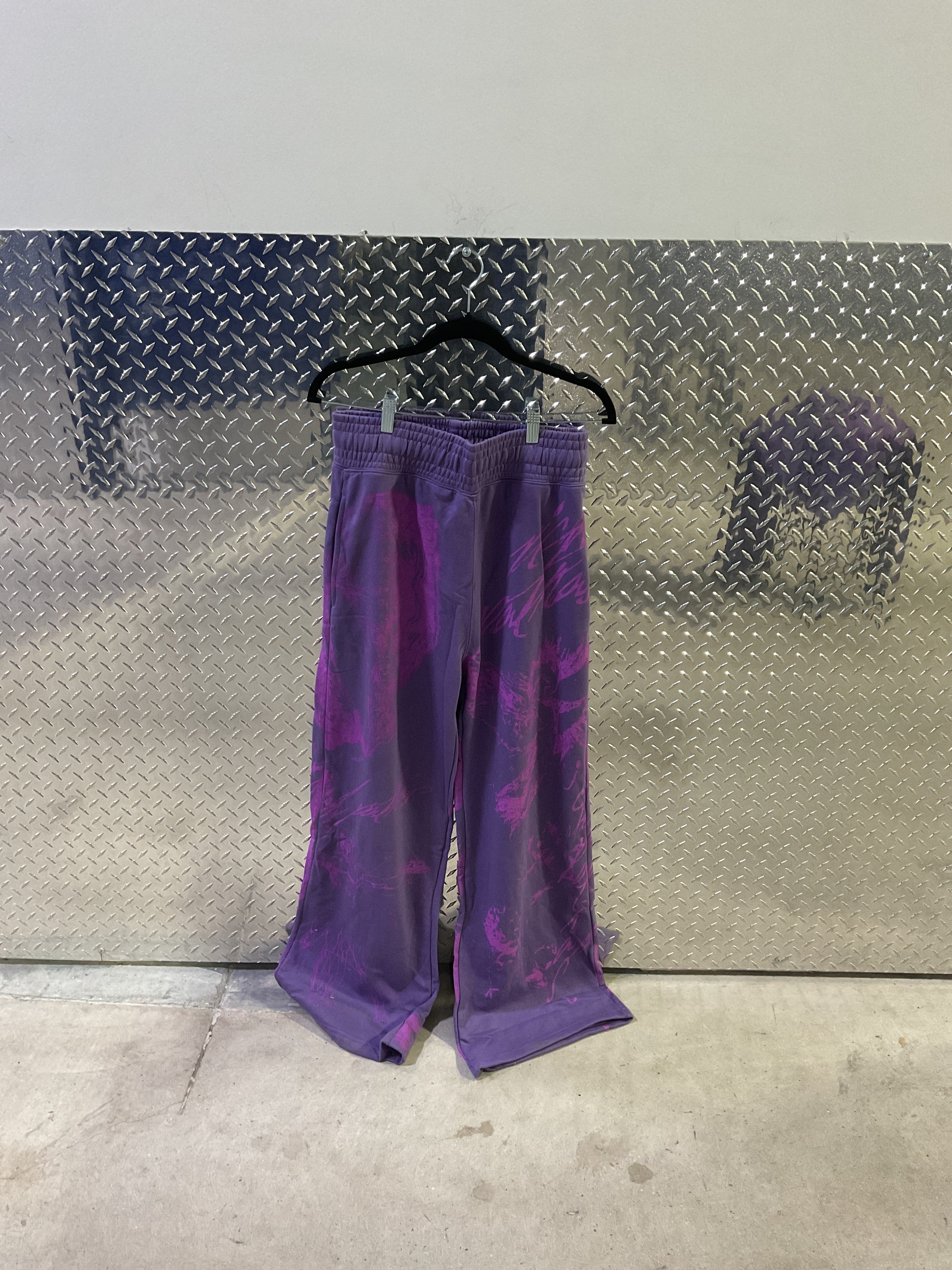 Purple graffiti ￼pants
