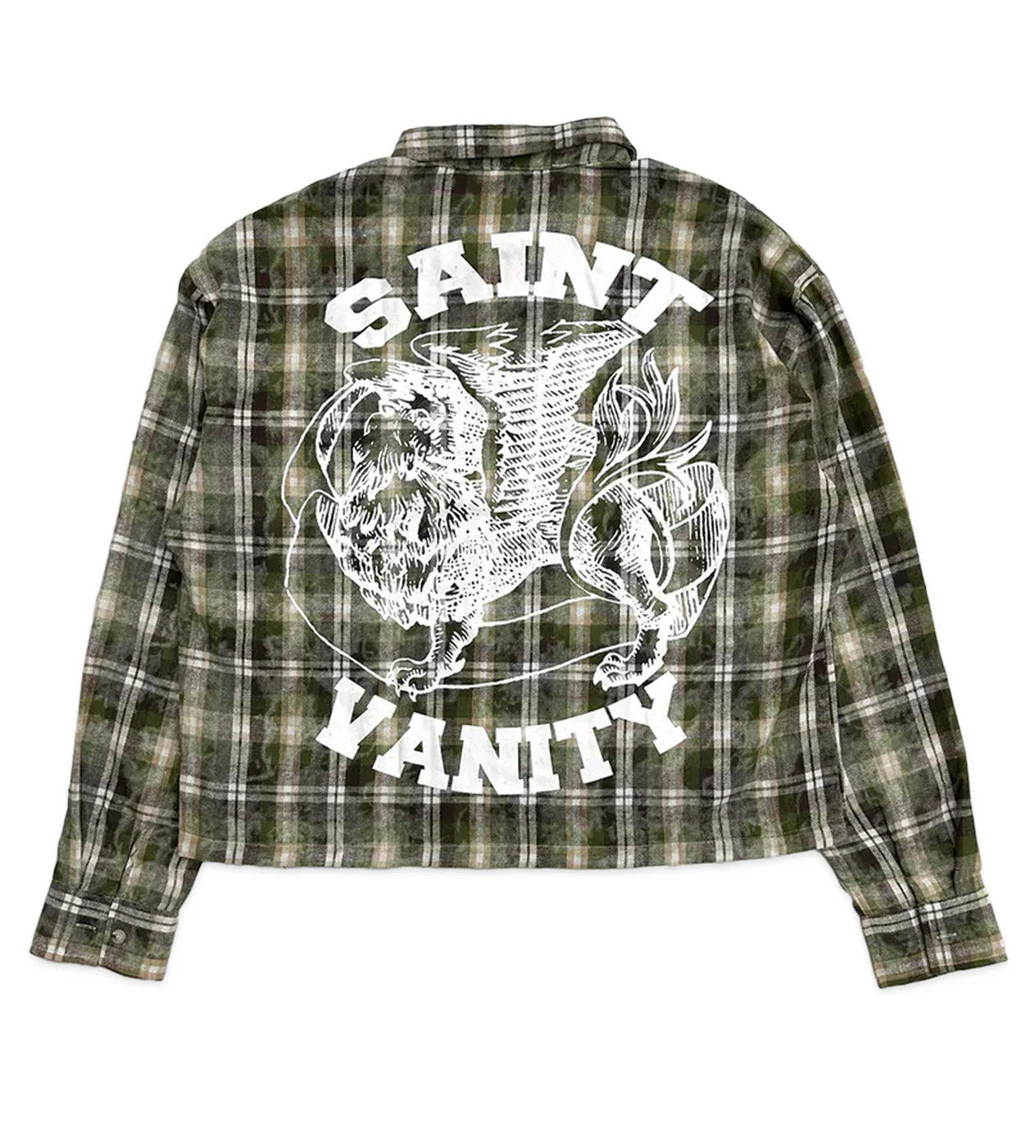 Green/Brown Saint Vanity Flannel