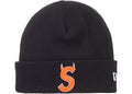 Supreme New Era Devil S Logo Beanie Black
