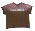 Sex Symbol Rhinestone Tee 'Brown'