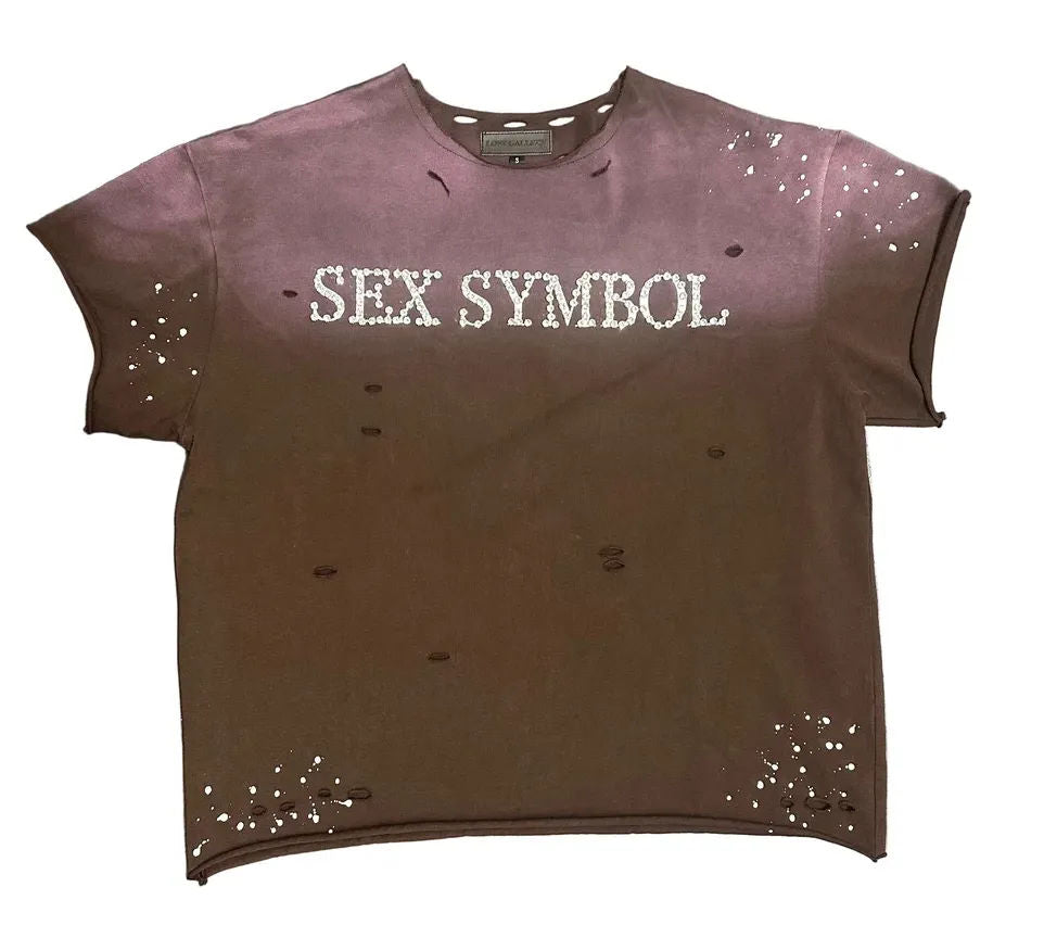 Sex Symbol Rhinestone Tee 'Brown'