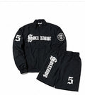 Solitare black short set
