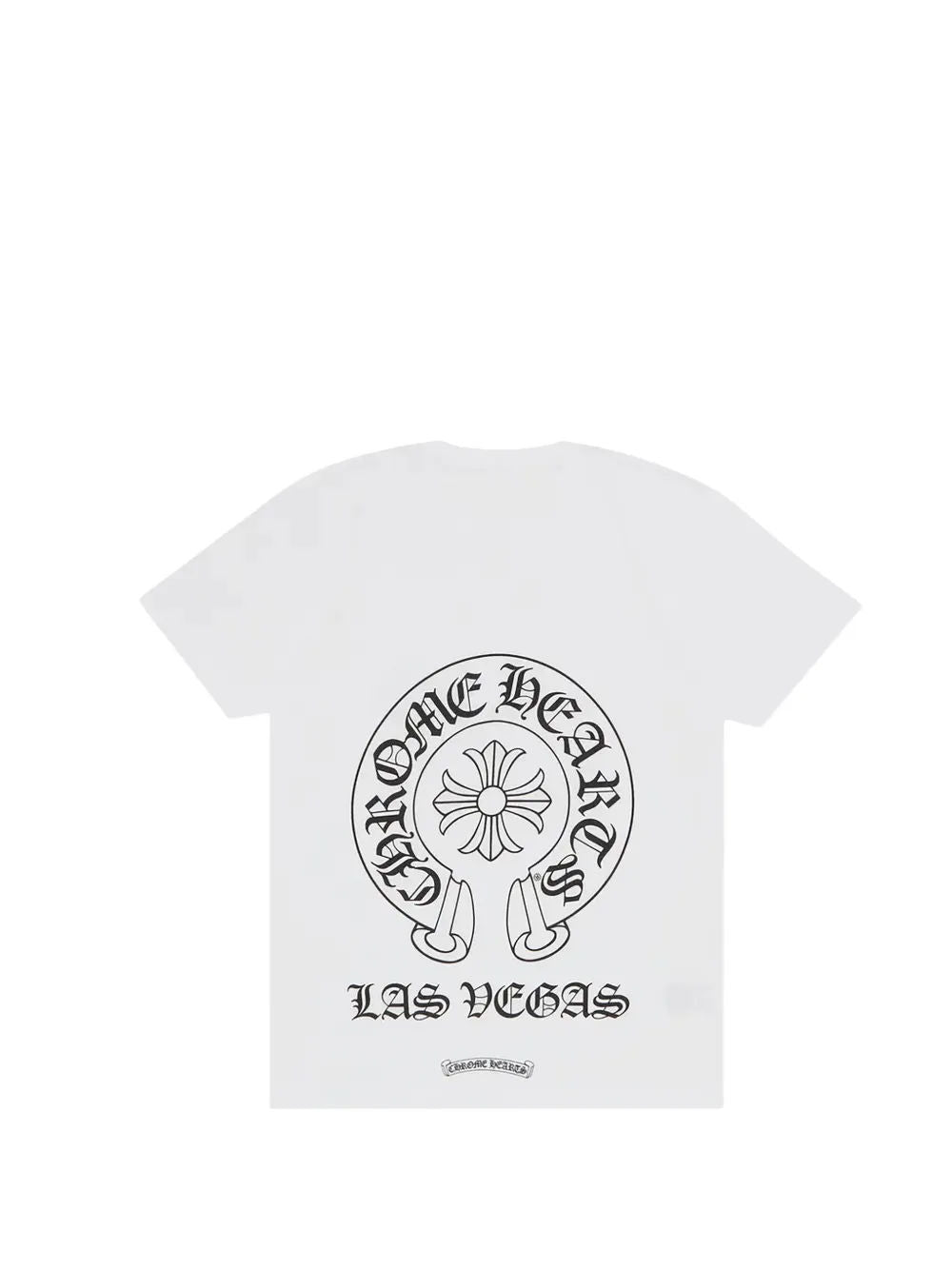 Chrome Hearts Las Vegas Horseshoe Logo T-shirt White