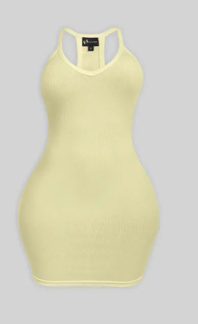 Waydamin Tank Top Dress 'Butter'