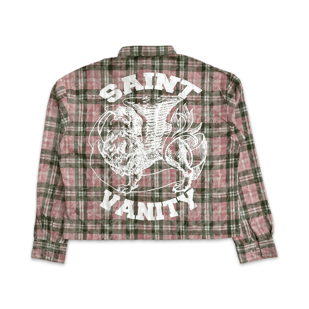 Pink/Green Saint Vanity Flannel