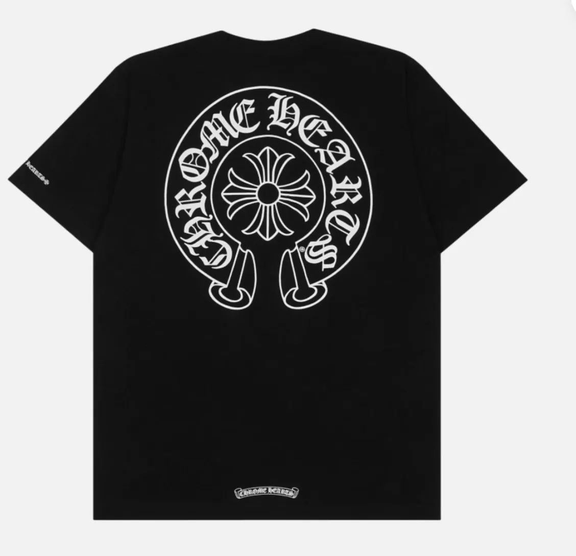 Chrome Hearts Los Angeles Horseshoe Logo Pocket Tee 'Black'