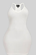 Waydamin Tank Top Dress 'White'