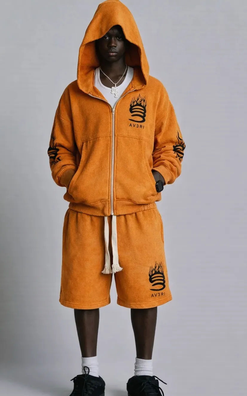 Av3ri Shorts Set 'Orange'