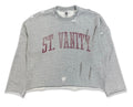 Saint Vanity Sun Devil Crewneck "Grey/Maroon"