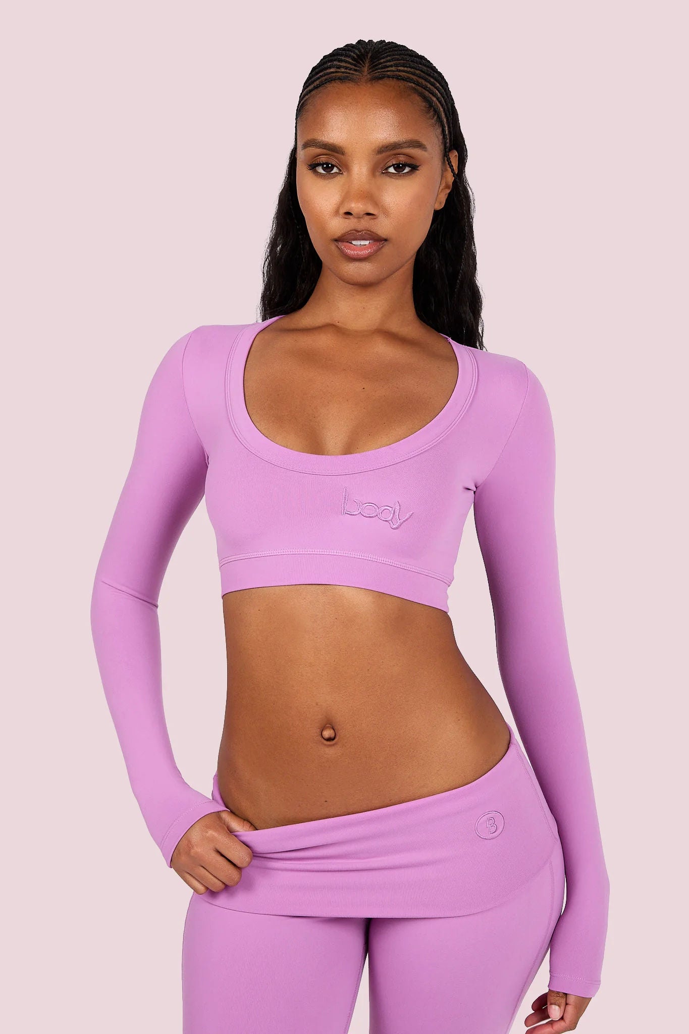 BODY BY RAVEN YOGA SET (MAUVE)