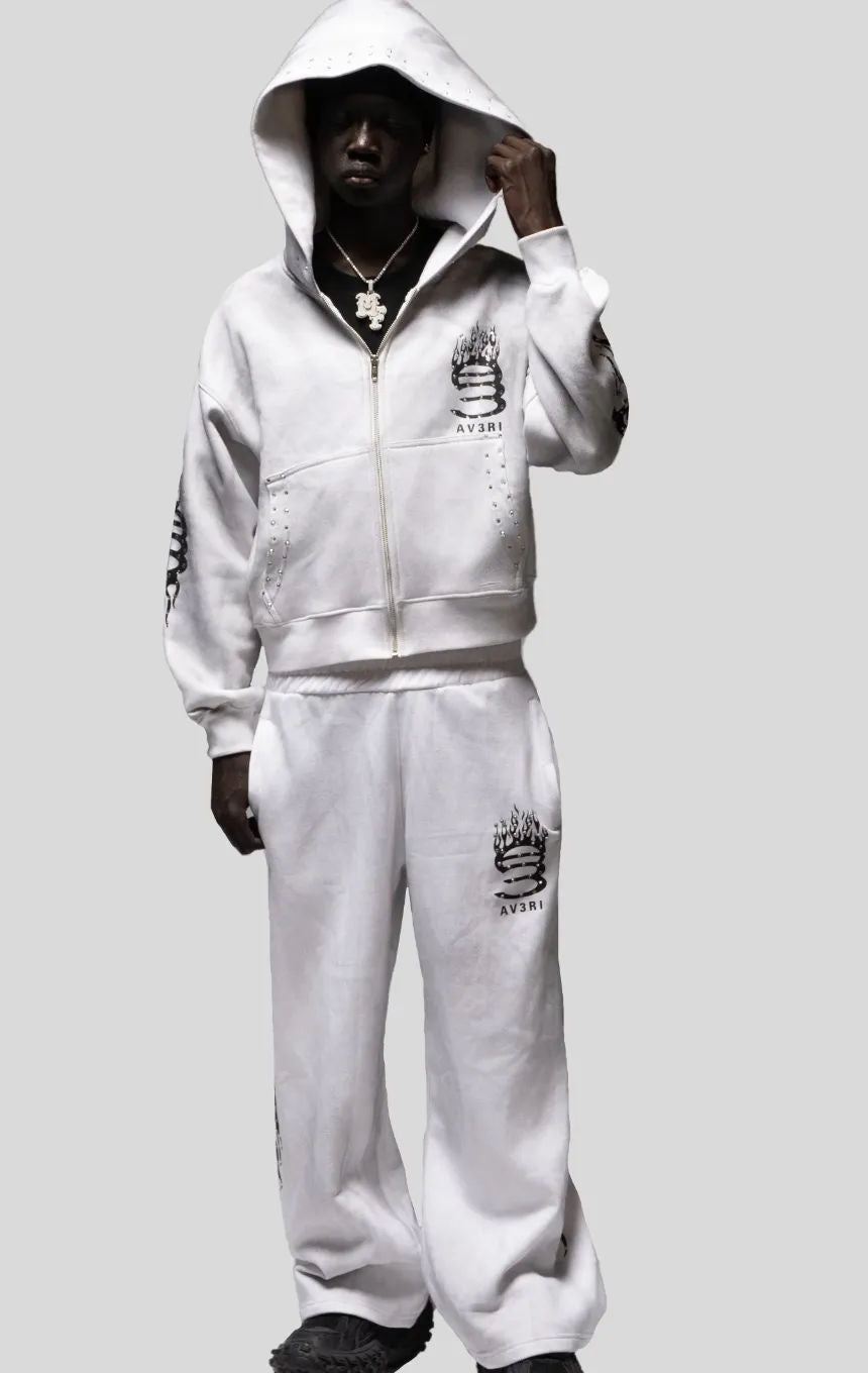 Av3ri Pants Set 'White'