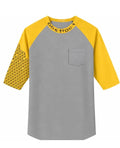Abstract Tee 'Yellow/Grey'