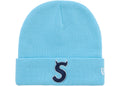 Supreme New Era Devil S Logo Beanie Light Blue